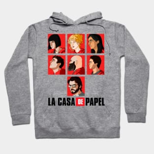 La casa de Papel crew Hoodie